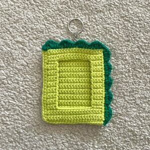 Kpop crochet photocard holder